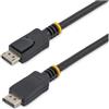 STARTECH.COM StarTech DISPL5M Cavo DisplayPort 1.2 5m Certificato VESA 4K x 2K Ultra HD 21.6 Gbps HBR2 MST Connettori a Scatto colore Nero