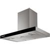 Hoover HBVS985TX Cappa a Parete 90 cm 620 m³-h Classe C 67 dB Touch 3 Velocita' LED colore Acciaio Inox
