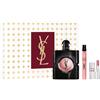 YVES SAINT LAURENT Black Opium Eau De Parfum 90ml Cofanetto Regalo con Travel Spray e Rossetto