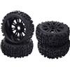 4xRC Pneumatici Per Cerchioni Per Auto 1/8 RC Accessori Per Camion