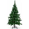 BAKAJI Albero di Natale 150cm con 350 Rami Folto Punte Innevate Decorazione Natalizia