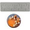 XiaoShenLu Stampo in pizzo per torte, stampi per fondente in pizzo, stampi in pizzo in silicone per decorare torte, 4 fori Foglia d'acero