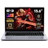 MOONFISH Gaming Pc Portatile 15,6 Pollici, R-7 6800H, 32GB RAM 1TB SSD | Tastiera retroilluminata e accesso con impronta digitale