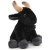 Uni-Toys Capra di montagna (nero), 14 cm (lunghezza), capra di peluche, peluche
