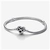 Pandora Bracciale Pandora con Chiusura Cuore Infinito Pietre Luminose 592645C01