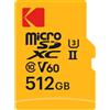 KODAK MICRO SD 512GB UHS-II U3 V60 MEMORY CARD ULTRA PRO PERFORMANCE
