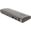 Startech.Com HUB 5 in 1 Dock Thunderbolt 4 Grey TB4CDOCKUE