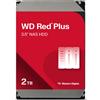 Western Digital WD Red Plus 2TB NAS Hard Disk Interno 3,5 5400 RPM SATA 6Gb/s CMR Cache da 64MB