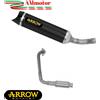 Arrow Scarico Completo Yamaha MT-125 2022 Arrow Moto Terminale Thunder Nero Omologato