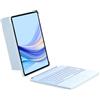 Inateck Custodia per tastiera compatibile con iPad Air 13 pollici (2024), iPad Pro 12,9 pollici 6/5/4/3 Gen, supporto verticale/orizzontale, touchpad rimovibile con retroilluminazione a 7 colori,