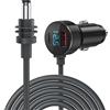 Dripio Caricabatterie automatico 12V 3-in-1 con indicatore di tensione, 100W, cavo da 3 metri