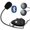Dripio Auricolare Bluetooth per caschi da moto, interfono, radio FM, microfono multifunzione