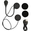 Dripio Auricolare Bluetooth per casco da moto, 250mAh, con cancellazione del rumore