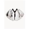 Jotex Vaso in ceramica Leo, alt. 24 cm - Argento