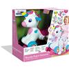 Clementoni - Baby - Nuvola Dolce Unicorno - Centro attività Dondolo Cavalcabile per Bambini 1+ Anni, 17242