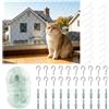 Rete per Gatti da Balcone 3x10 m in Nylon Maglia da 2,5 cm Per balconi terrazze