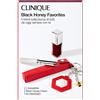 CLINIQUE Almost Lipstick + Pop Lip & Cheek Oil + Porta Rossetto Set Black Honey Cofanetto Glossy/lucido 1,9 g + 7 ml