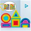 2x Rainbow Nesting Building Blocks Puzzle Giocattolo per L'apprendimento Età
