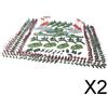 2X 337x 4cm Army Soldiers Action Figures Playset Giocattoli modello sottomarino