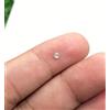 Sparkling Fancy Diamonds Diamante Rotondo 0.10ctw 3 MM Giallo Taglio Portoghese Decorato Naturale