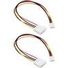 Gissroys Adattatore da 4 pin Big to Small Power Supply Cable for Computer Floppy Drive Connector PC Power Supply Adapter