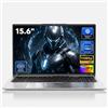 MOONFISH AI Gaming PC Portatile 15,6 pollici, Ultra 5-125U, 24GB RAM 1TB SSD | Schermo FHD IPS da 15,6 pollici per produttività e multimedia