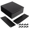Dripio Custodia in alluminio per progetti fai-da-te, dimensioni 40x110x100 mm, colore nero