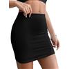 Oh! Pretty Donna Stampa Mini Gonna Gonna Corta Elasticizzata Estiva