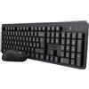 Trust Ymo II Set Tastiera e Mouse Wireless Silenziosi Italiano QWERTY, Nero | Tasti a Profilo Ribassato, Resistente agli Sversamenti, Unico Ricevitore USB, Kit Senza Fili per PC Laptop Mac Windows