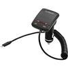 Technaxx Trasmettitore FM auto - Musica tramite autoradio via frequenza FM, funzione di ricarica per dispositivi iOS - Adattatore accendisigari FMT700