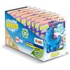 INKEE Foamy Moon Sweet Dream set di 8 - palline da bagno schiumogene a forma di luna, bombe da bagno per bambini con sorpresa 8x 60g, al profumo di lavanda e olio di camomilla, viola e blu