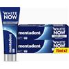Mentadent Dentifricio White Now Original, Sbiancante, 2x75ml