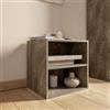 DEGHI Cubo modulare rovere scuro con mensola - Puzzle