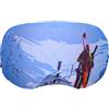 Coolcasc® Coolmasc - Copri Maschera Sci in Microfibra - Taglia Unica | Microfibra RPET riciclata, pulisce la lente, protegge dai graffi, facile da indossare, accessori sci e snowboard, regalo sci