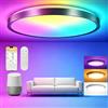 Yeelight Smart - Lampada da soffitto a LED RGB, 60 W, 3800 lumen, 2700 K-6500 K, dimmerabile, fai da te, compatibile con Alexa, per soggiorno, camera da letto, cucina, corridoio, 60 cm