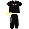9090 Chiikawa Hachiware Collab Set-up Black Pink Leopard set di 2 taglia S nuovo