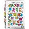 Eurographics s.r.o. Eurographics Puzzle Keith Haring Collage, 1000 Teile, 68 x 48 cm, 6000-5513