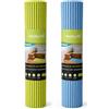 Venilia Windhager Tappetino antiscivolo Venilia Venisoft in schiuma morbida, dimensioni 65x200 cm, ideale per doccia o bagno, colore: azzurro chiaro