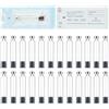Merkloos Cartucce vuote in vetro borosilicato da 3 ml, confezione da 25, per liquidi