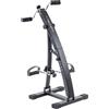Merkloos Mini cyclette con doppia pedivella regolabile, ideale per esercizi per piedi e braccia, di dimensioni compatte, adatta alla riabilitazione