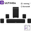 Selius Soundbar a 7.1 canali - Potenza di 330W - Connessione HDMI - Colore: nero