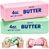 KutaKuta 2 Pezzi Crunchy Butter Giocattolos, 14 CM Slow Rising Butter 25Toys2 | Giocattolo Antistress Sensoriale, Giocattoli Antistress a Bastoncino per Alleviare adatto Bambini, Adulti, Ufficio, Casa
