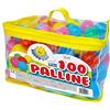 Palmi Palline per Piscina Colorate Morbide in Gomma per Bambine 1 Anno - Set 100 Pezzi 6 cm Diametro