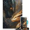 VJcfRUer Puzzle Tairn And Andarna Fourth Wing da 1000 pezzi per adulti, gioco di logica e relax, taglio preciso, regalo prezioso 50x75cm