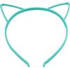 Blausky 3 fasce per capelli in plastica con orecchie di gatto, fascia sottile e antiscivolo, da donna, graziosa fascia per capelli, orecchie di gatto, per feste, balli di fine anno, colore giallo