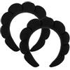 YUXIANLB Fasce per capelli da donna (nero, taglia unica)