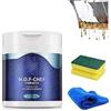 CIEVOO Mof Chef Cleaner Powder, 500g Stubborn Grease & Grime Remover, Heavy Oil Stain Powder Cleaner Foaming All Purpose Kitchen Stain Remover Cleaner