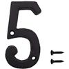 INCREWAY - Numeri in ghisa, 7,5 cm, in stile retrò, numeri civico per bar, ristoranti (5)