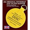 SISI UK Gancio da parete autoadesivo originale per dischi da 75 mm | Confezione da 1 gancio adesivo nascosto per piatti decorativi da parete, placche, porcellana, porcellana e decorazioni lisce