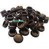 ANDROMEDAGIE® | TAPPO COPRIFORO Ø 12 MM IN GOMMA 50 PZ MARRONE | Tappini copriforo per fori diametro 12 mm in gomma mediamente morbida di colore marrone